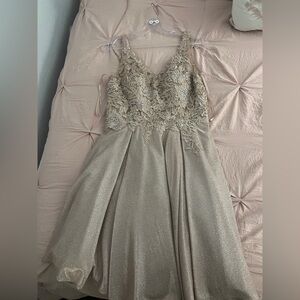 Rose Gold Lace Dress